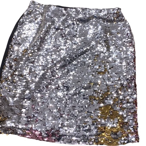 ELOQUI black sequin skirt size 18 - Picture 2 of 8